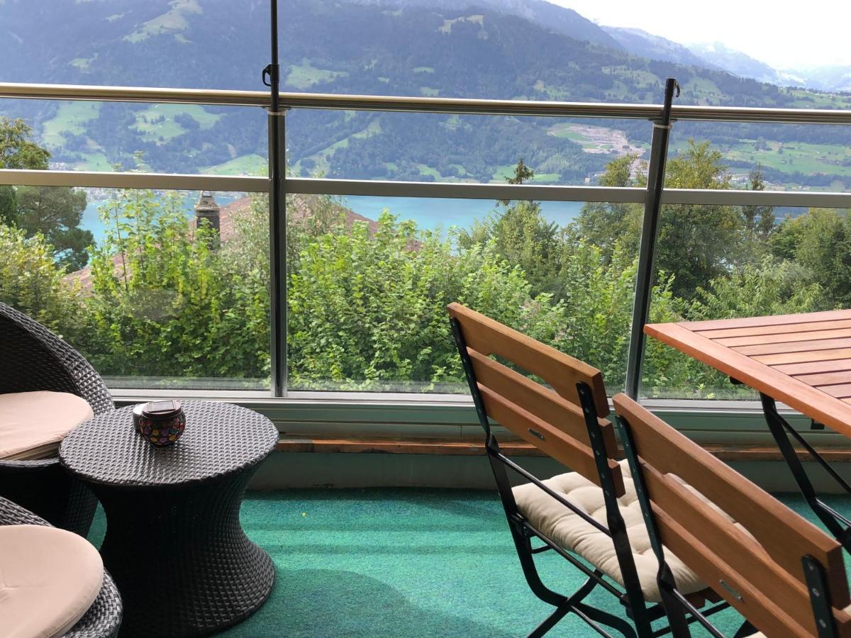 Wohnung Mit See Und Bergsicht Im Vier Sterne Hotel Beatenberg Exteriér fotografie