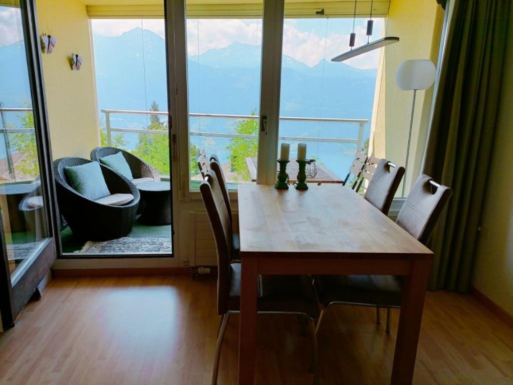 Wohnung Mit See Und Bergsicht Im Vier Sterne Hotel Beatenberg Exteriér fotografie
