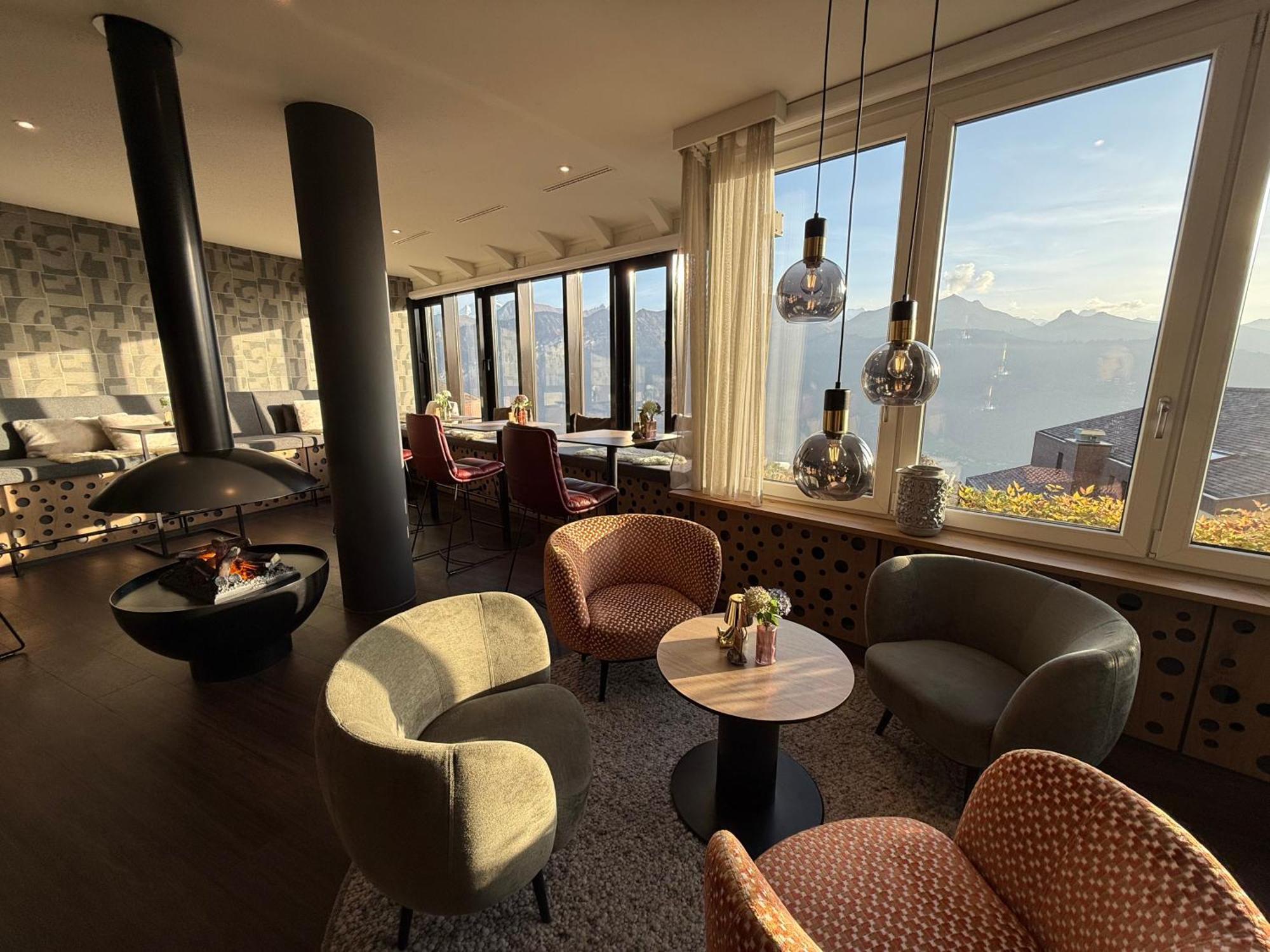 Wohnung Mit See Und Bergsicht Im Vier Sterne Hotel Beatenberg Exteriér fotografie